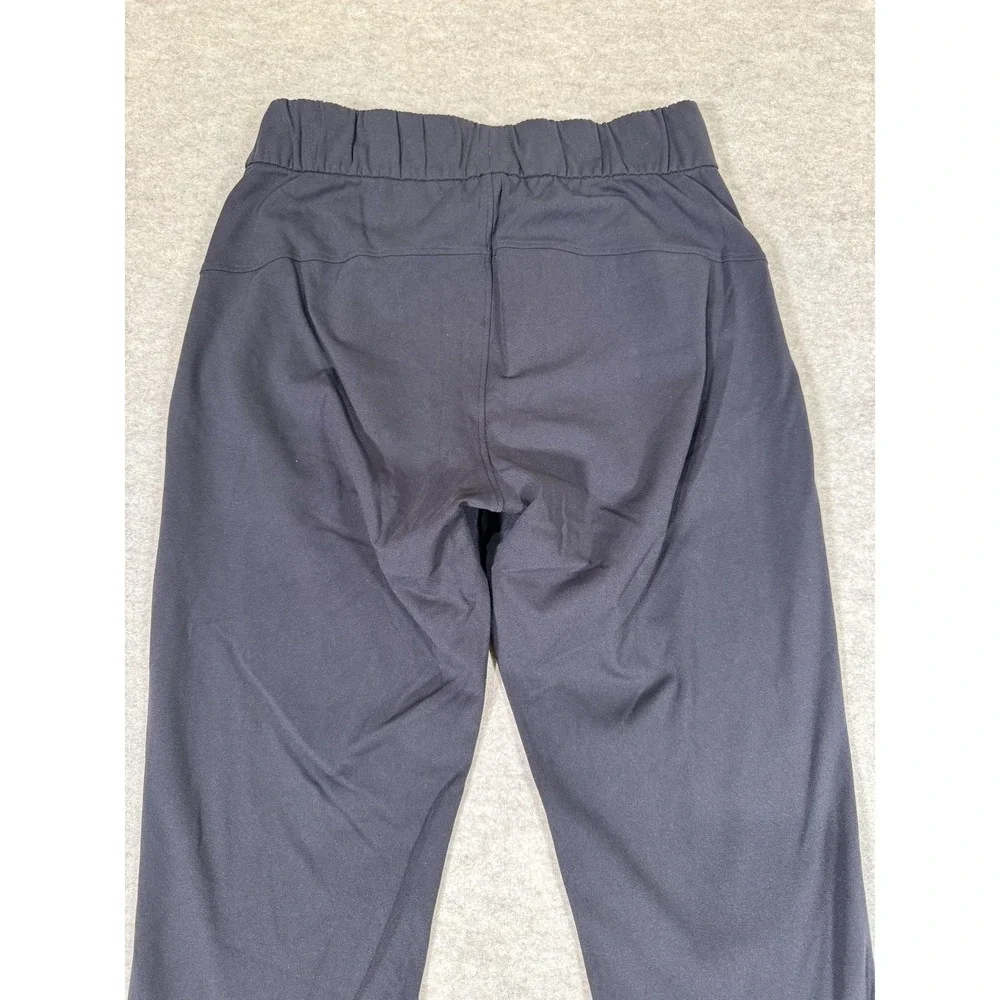 Lululemon Pants Womens 4 Black Jogger Elastic Waist Pockets Yoga Athletic Gym